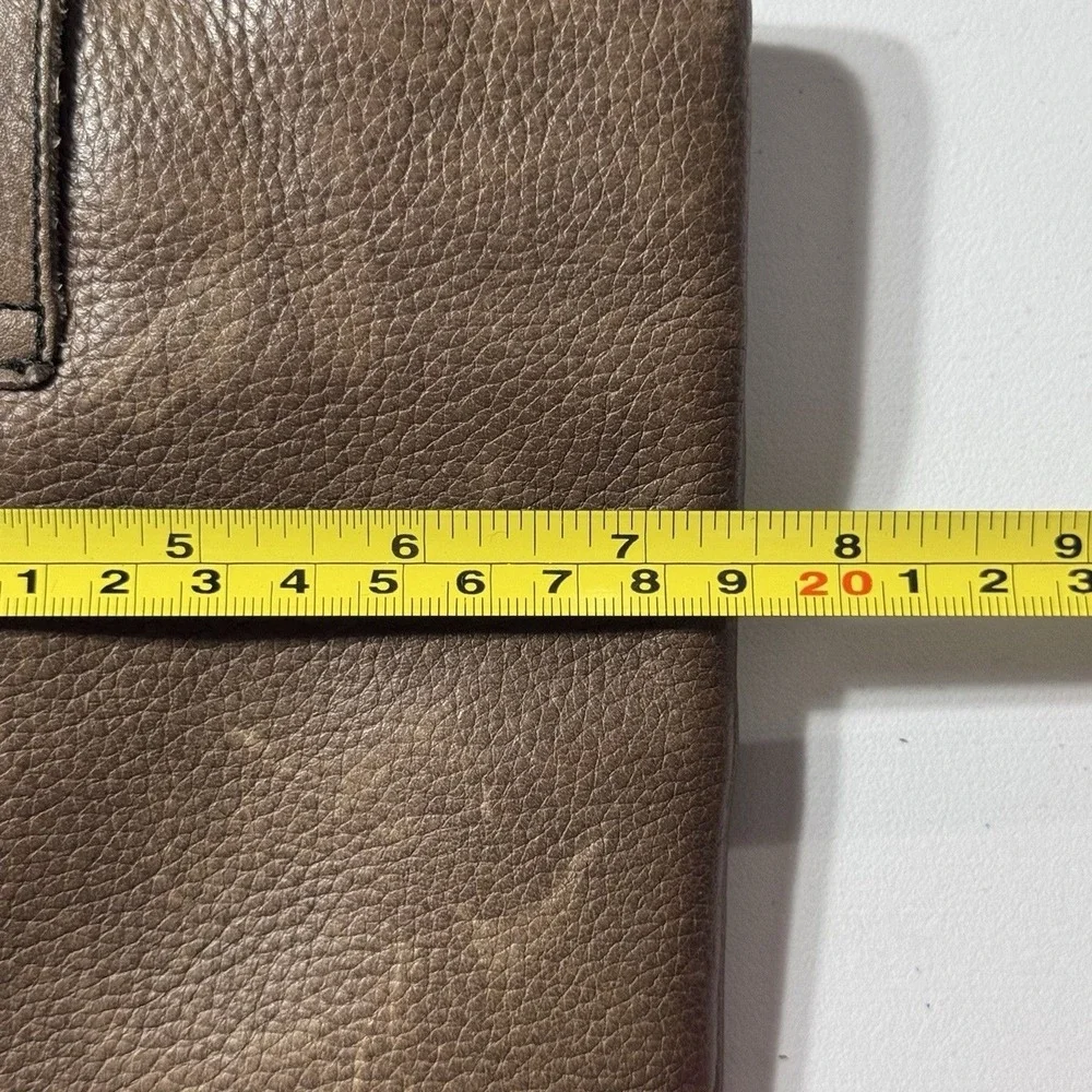 B.O.C. BORN Tan Leather Knee High Strappy Zip Calf Riding Boot SZ 9